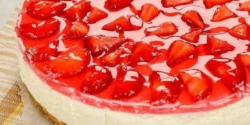 cremiger Erdbeer-Käsekuchen