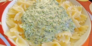 Spinat-Käse-Sauce