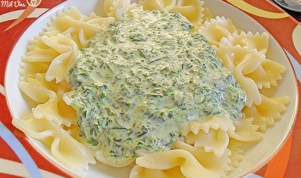 Spinat-Käse-Sauce