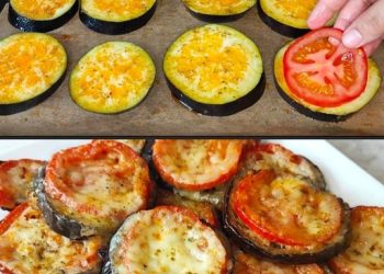 Rezept für Tomaten-Käse-Auberginen-Crêpes