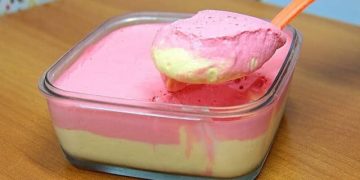 Pudding Dessert mit nur 4 Zutaten