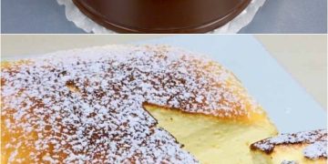 KÄSEKUCHEN OHNE BODEN IN 2 MINUTEN ZUBEREITET