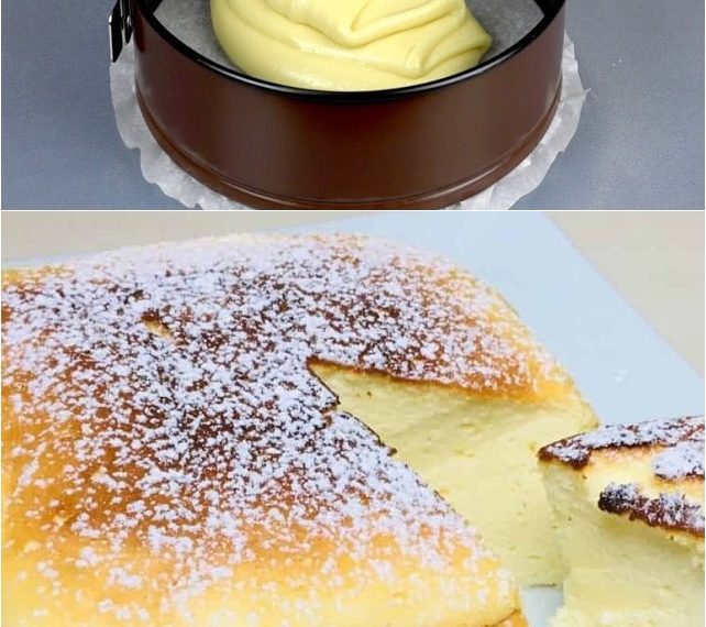 KÄSEKUCHEN OHNE BODEN IN 2 MINUTEN ZUBEREITET