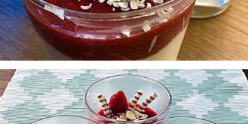 Spaghetti-Eis Dessert