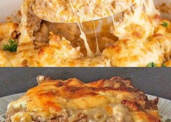 Schmeckt der ganzen Familie! – Blumenkohl mit Hackfleisch, überbacken 