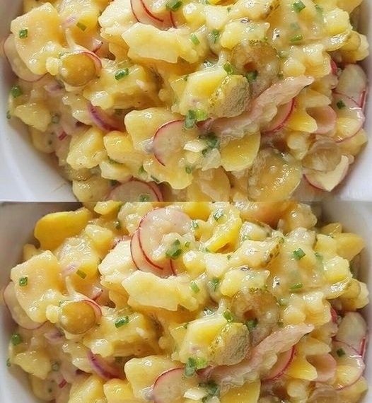 Absolut lecker ohne Schnickschnack: Frischer Kartoffelsalat gut zum abnehmen