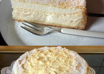 Pudding Schneekuchen mit Quark