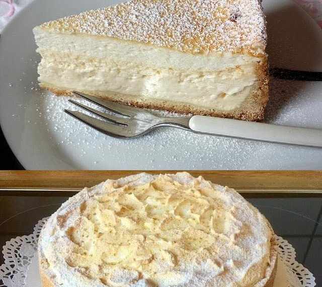 Pudding Schneekuchen mit Quark