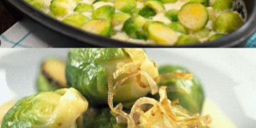 Rosenkohl in Frischkäse Senfsauce