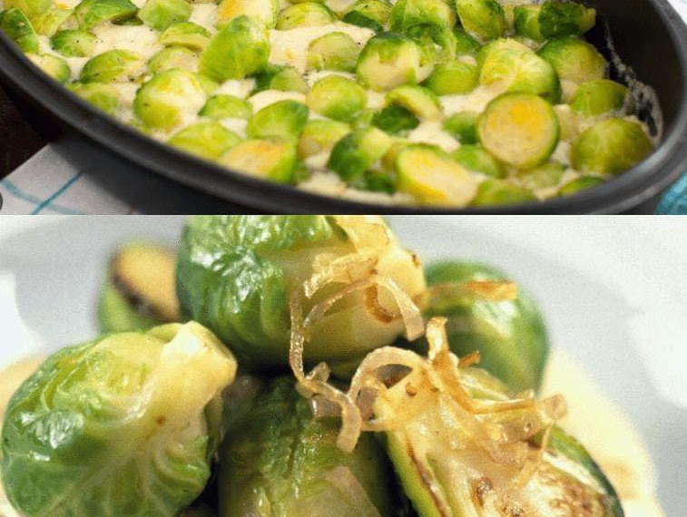 Rosenkohl in Frischkäse Senfsauce