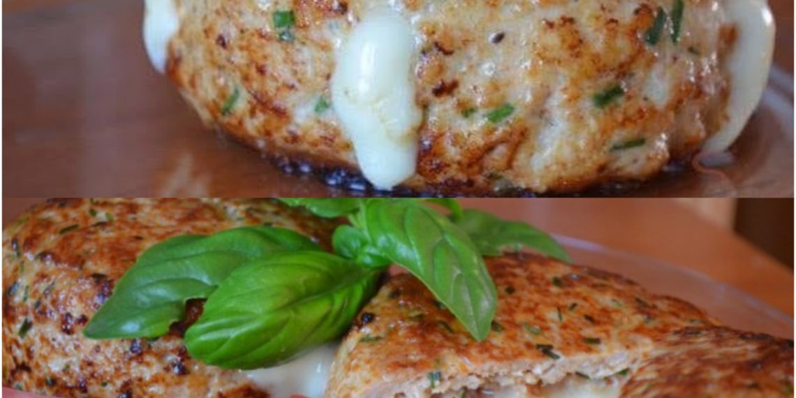 Frikadellen mit Camembert gefüllt