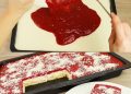 Spaghettieis Blechkuchen