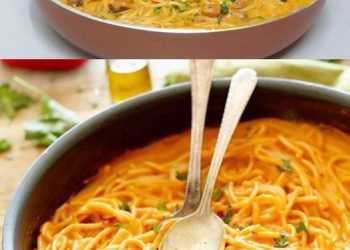 CHAMPIGNONS SPAGHETTI AUS DER PFANNE