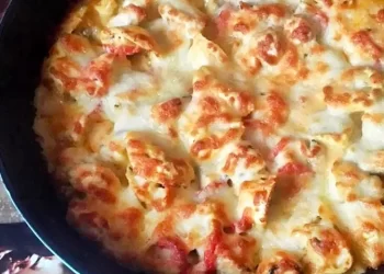 Einfach Tortellini-Hähnchen-Auflauf