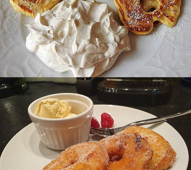 Apfelküchle in 3 Minuten zubereitet, Superlecker!