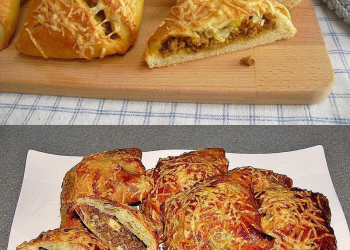 Pikante Hackfleischtaschen mit Käse