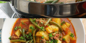 Schlemmertopf mit Hackfleisch, macht lange satt!