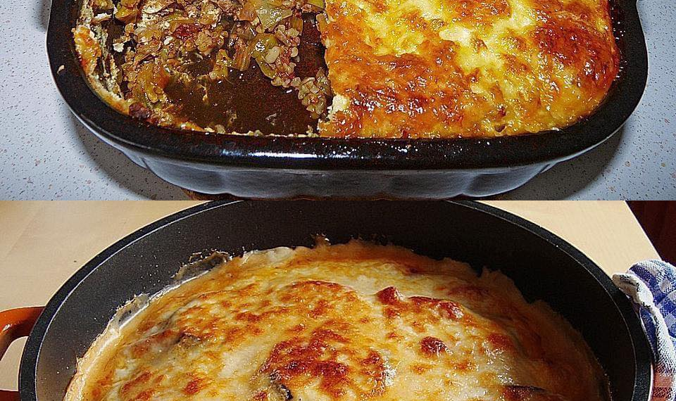 Kartoffel-Moussaka mit Hackfleisch