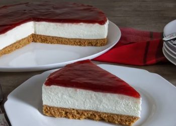 Marmeladen-Käsekuchen: das Rezept für ein einfaches und leckeres Dessert