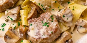 User Schweinelendchen in Pilzrahmsoße