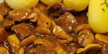 Rinder-Steinpilz-Gulasch