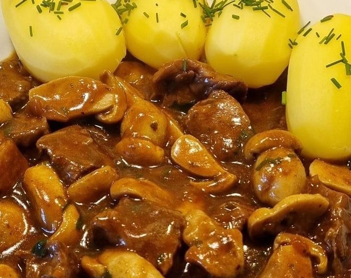 Rinder-Steinpilz-Gulasch