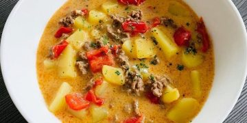 Hackfleisch-Kartoffel-Möhren-Eintopf