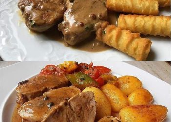 Schweinemedaillons in Pfefferrahmsauce: ist ein schnelles und feines Mittagessen – Das Rezept gelingt immer! Alles in 20 Minuten!