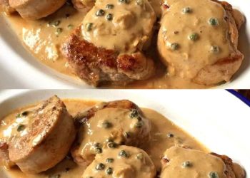 Filetpfännchen mit Frischkäse Senfsauce, superlecker!