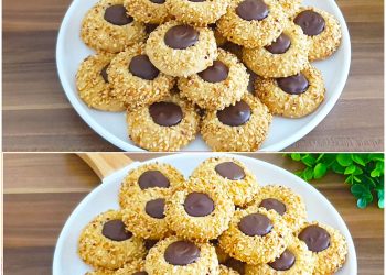 Kekse in 5 Minuten! Du wirst dieses Rezept jeden Tag zubereiten. Leckere Kekse ohne Butter!