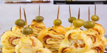 Mini-Weihnachtsbäume aus Blätterteig: die superspaßige Vorspeise, die Sie nicht verpassen dürfen