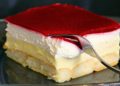 Himbeer-Puddingcreme Schnitten (Kuchen ohne Backen)