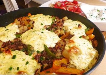 Kartoffel – Paprika – Pfanne mit Hackfleisch