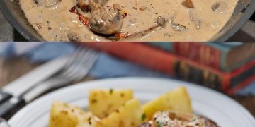 Steakpfanne mit Champignons in nur 15 Min!