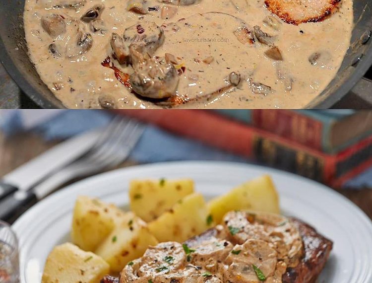 Steakpfanne mit Champignons in nur 15 Min!