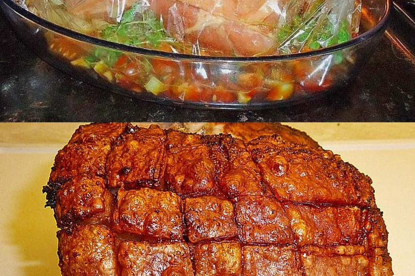 OMG das kann ich nicht aufhören zu essen! – Krustenbraten vom Schwein mit extra krosser Kruste