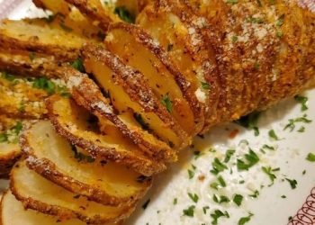 Gebackene Kartoffel Scheiben