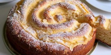 Pudding Strudel Kuchen