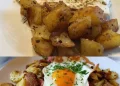 Bratkartoffeln mit Ei und Käse