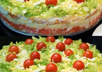 Salattorte fürs Grillen “Ein Stück Salat, bitte!”