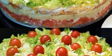 Salattorte fürs Grillen “Ein Stück Salat, bitte!”