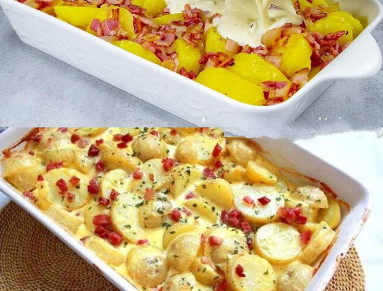 Unschlagbar LECKER & ganz schnell zubereitet! – Kartoffeln alla Carbonara