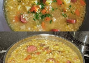 Graupensuppe, sehr lecker und wird gerne wiederholt!