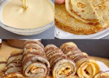 Absolut leckeeer, Quark Pfannkuchen mit Zimtzucker ohne Mehl