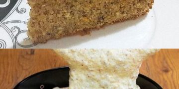 Ich bin suchtig “Dreh dich um Kuchen” in 3 Minuten im Ofen