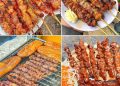 Marinierte Fleischspieße