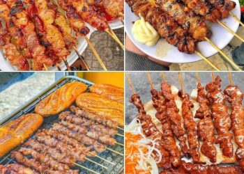 Marinierte Fleischspieße