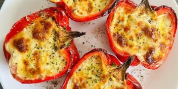 Gefüllte Paprika mit Thunfisch