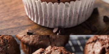 Kinderschokolade Muffins