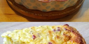 Omas Zwiebelkuchen ohne Boden, das musst du unbedingt probieren!